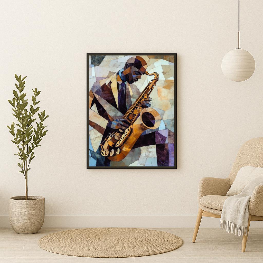 Saxophone Jazz Musician poster sfeerbeeld 2