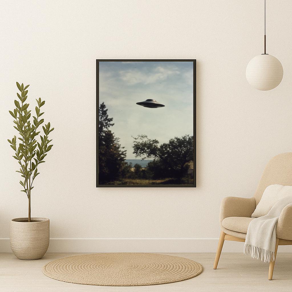 UFO Vintage poster sfeerbeeld 2