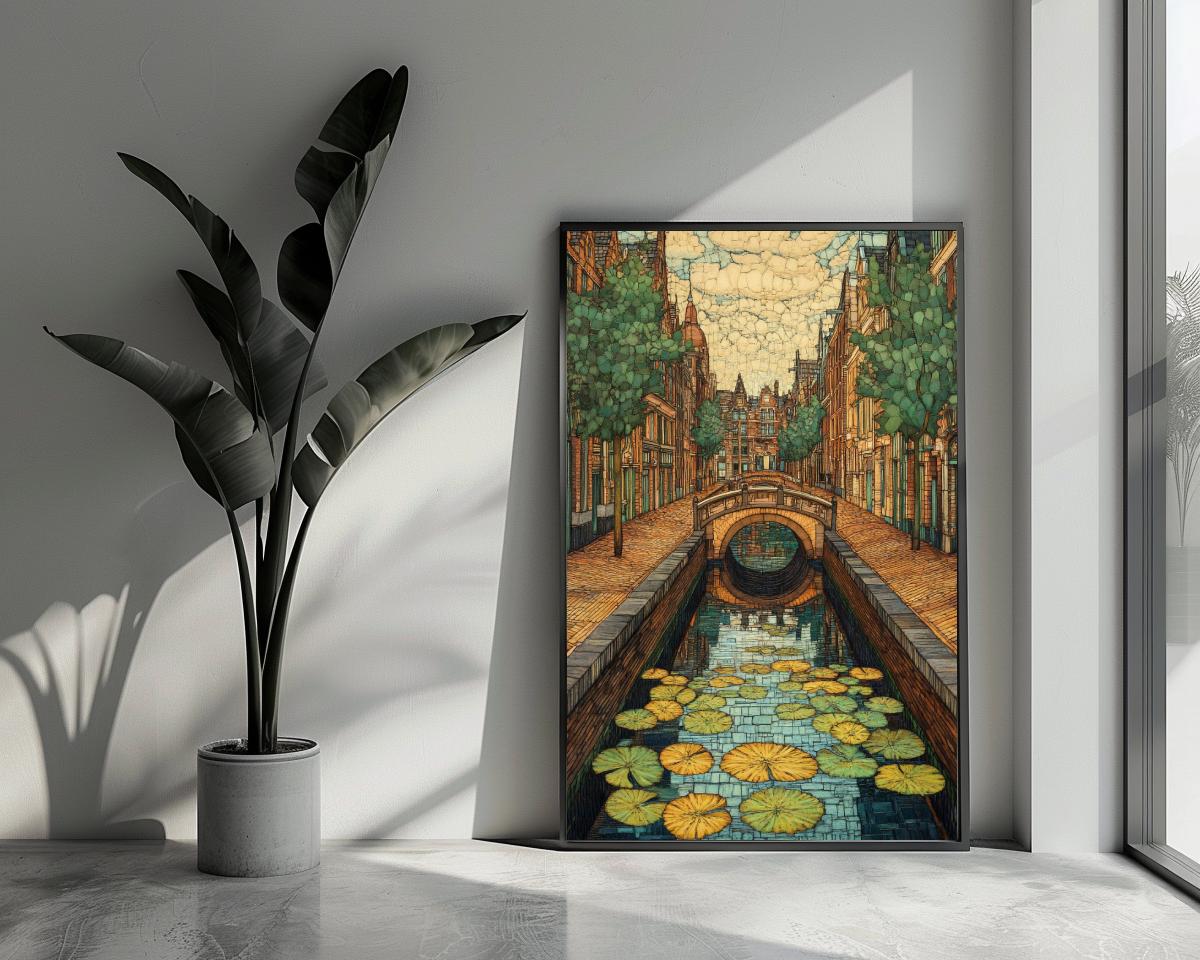 Dutch Canal Amsterdam poster van 25 Artstreet