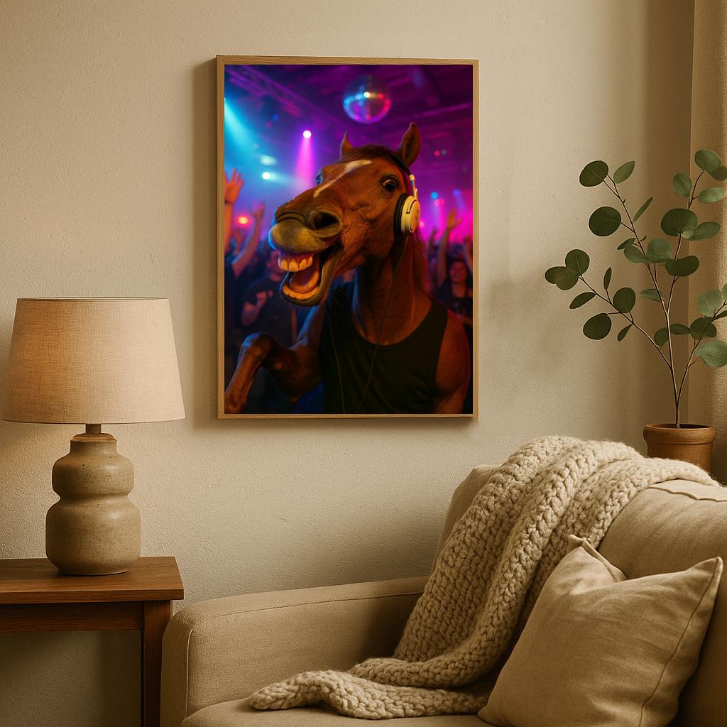 Horse DJ poster sfeerbeeld 2
