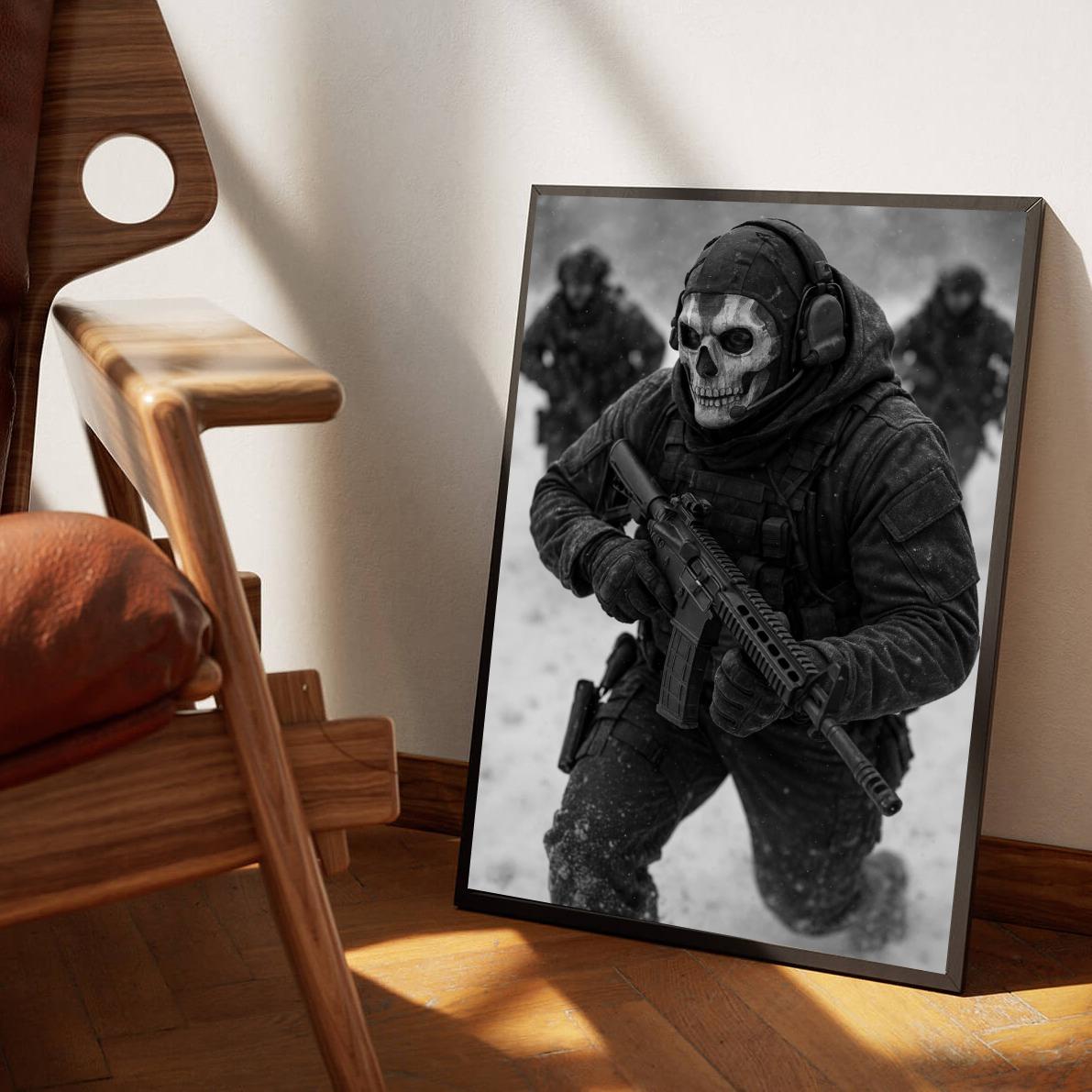 Ghost Call of Duty poster sfeerbeeld 3