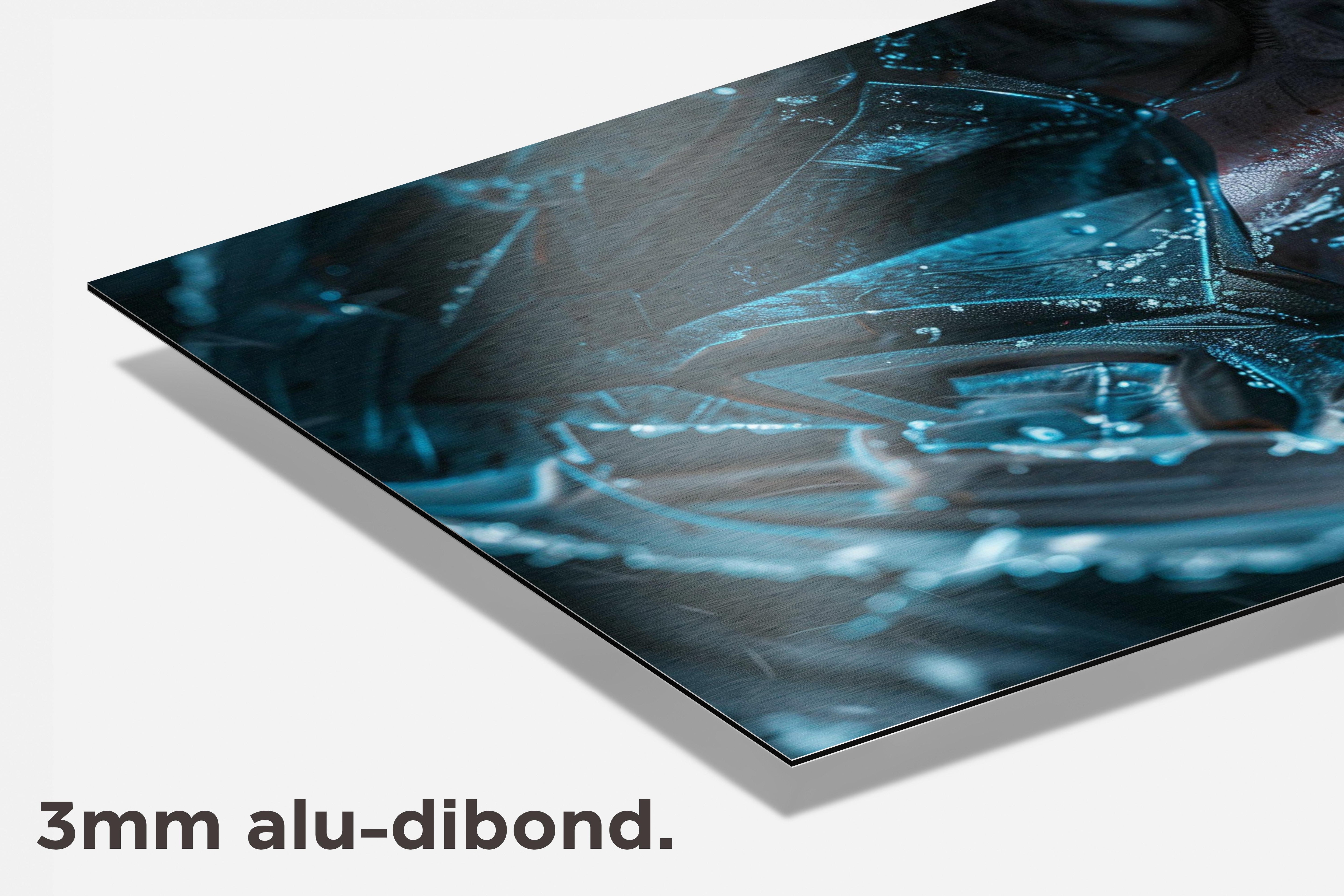 Sub-Zero Mortal Kombat dibond detail