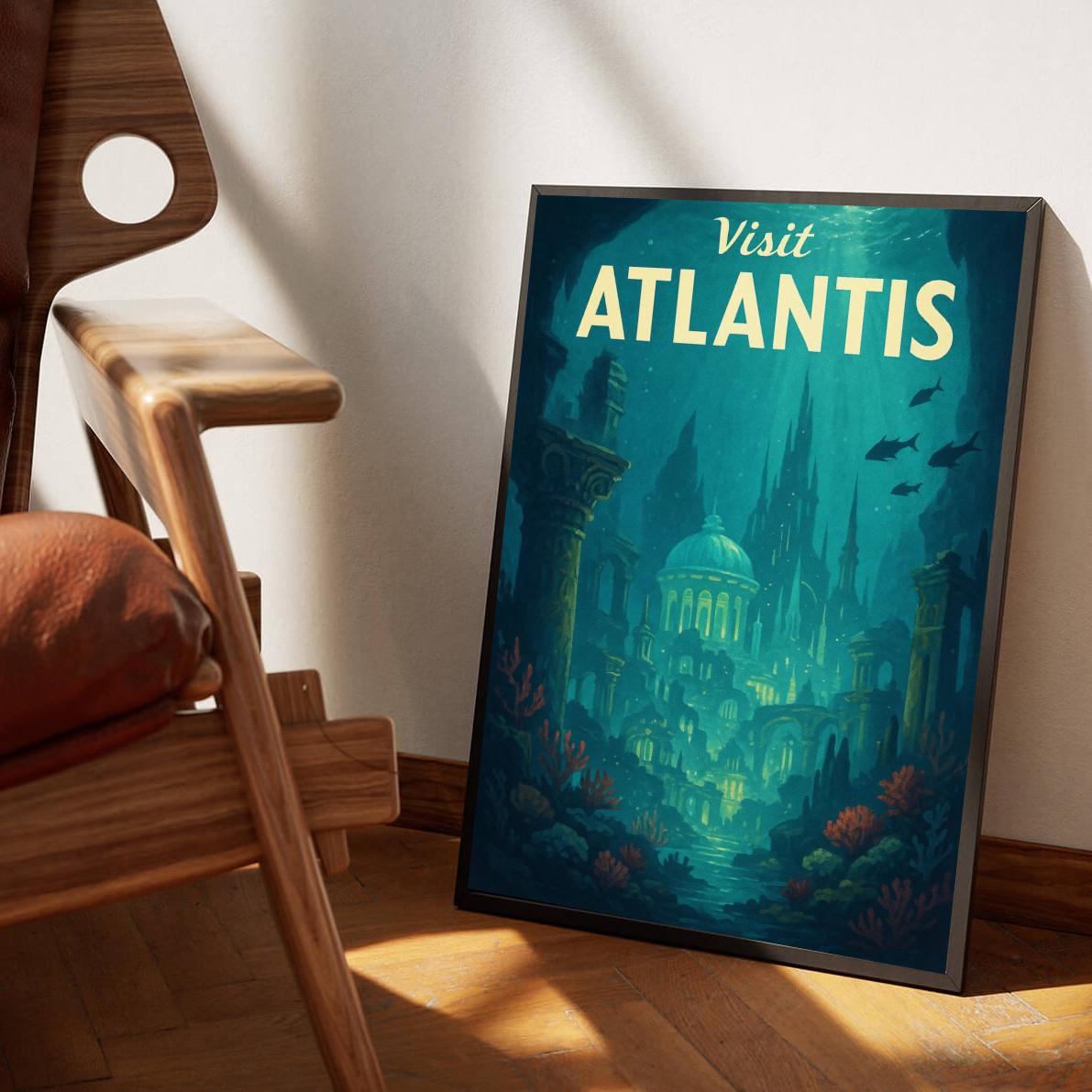Visit Atlantis Text Quote poster sfeerbeeld 3
