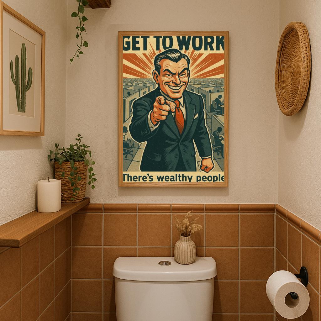 Get To Work Text poster sfeerbeeld 3