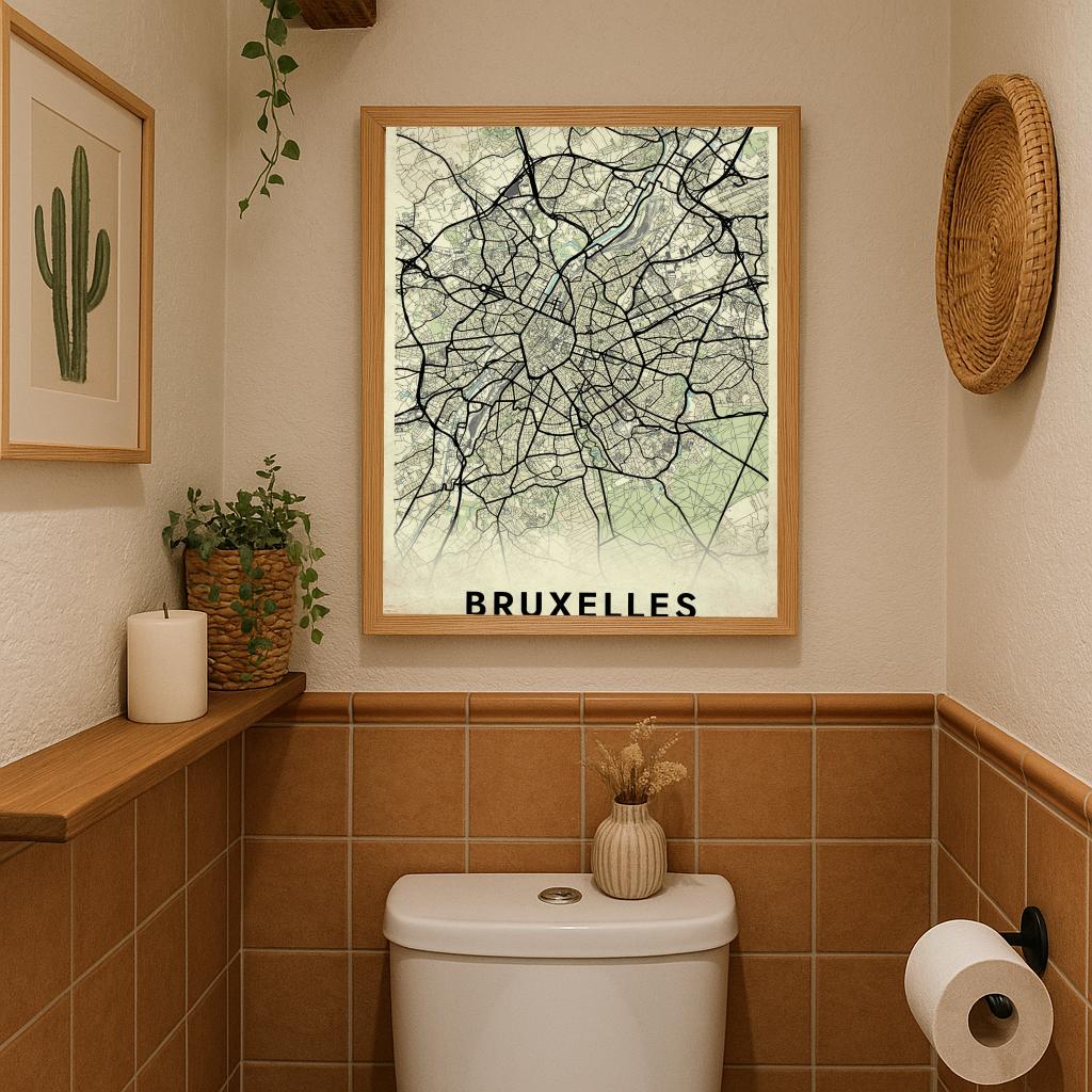 Brussel Vintage poster sfeerbeeld 3