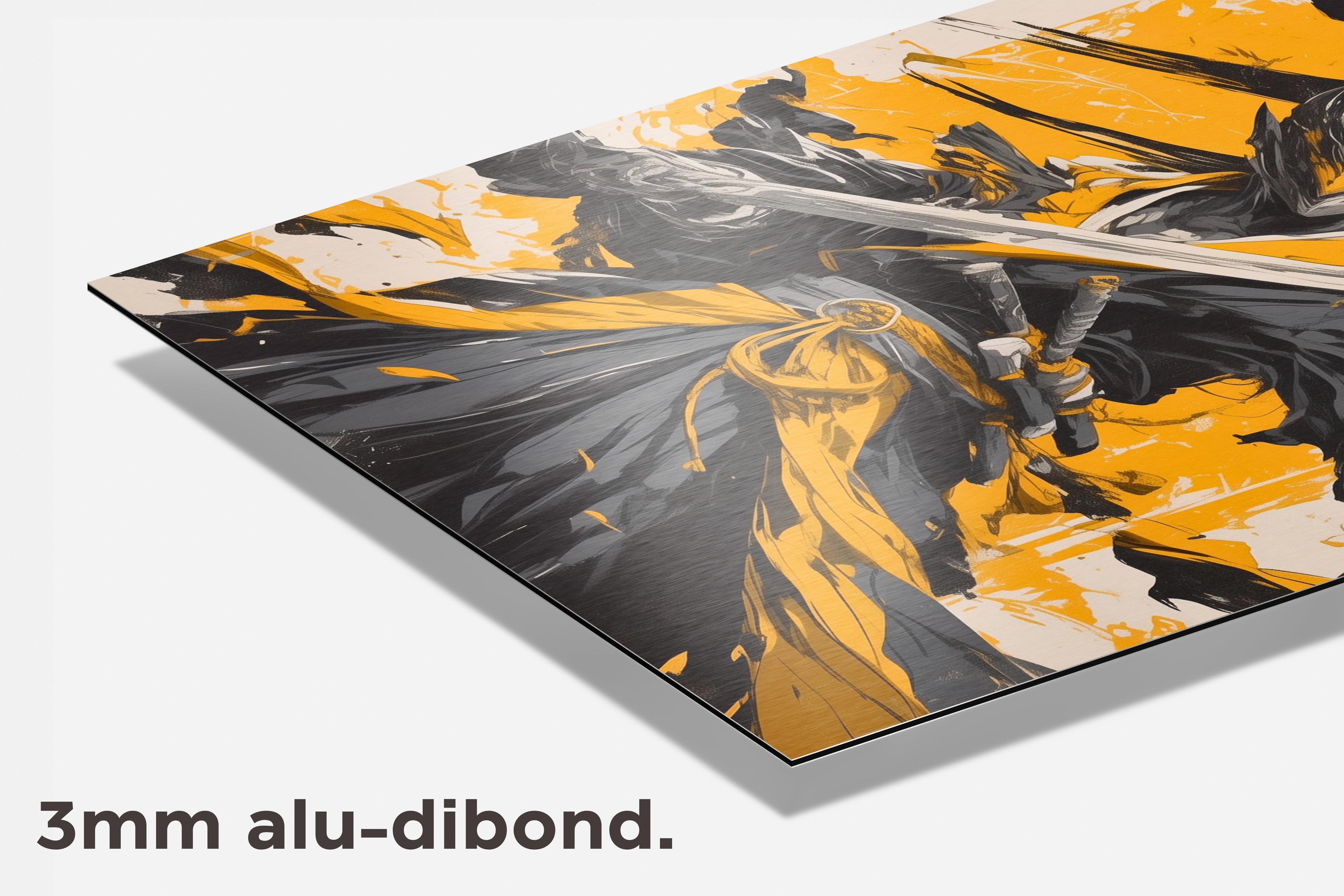Sci-Fi Ninja dibond detail