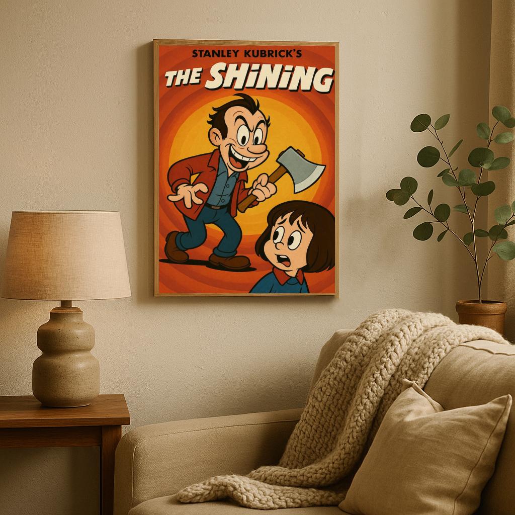The Shining Cartoon Text poster sfeerbeeld 2