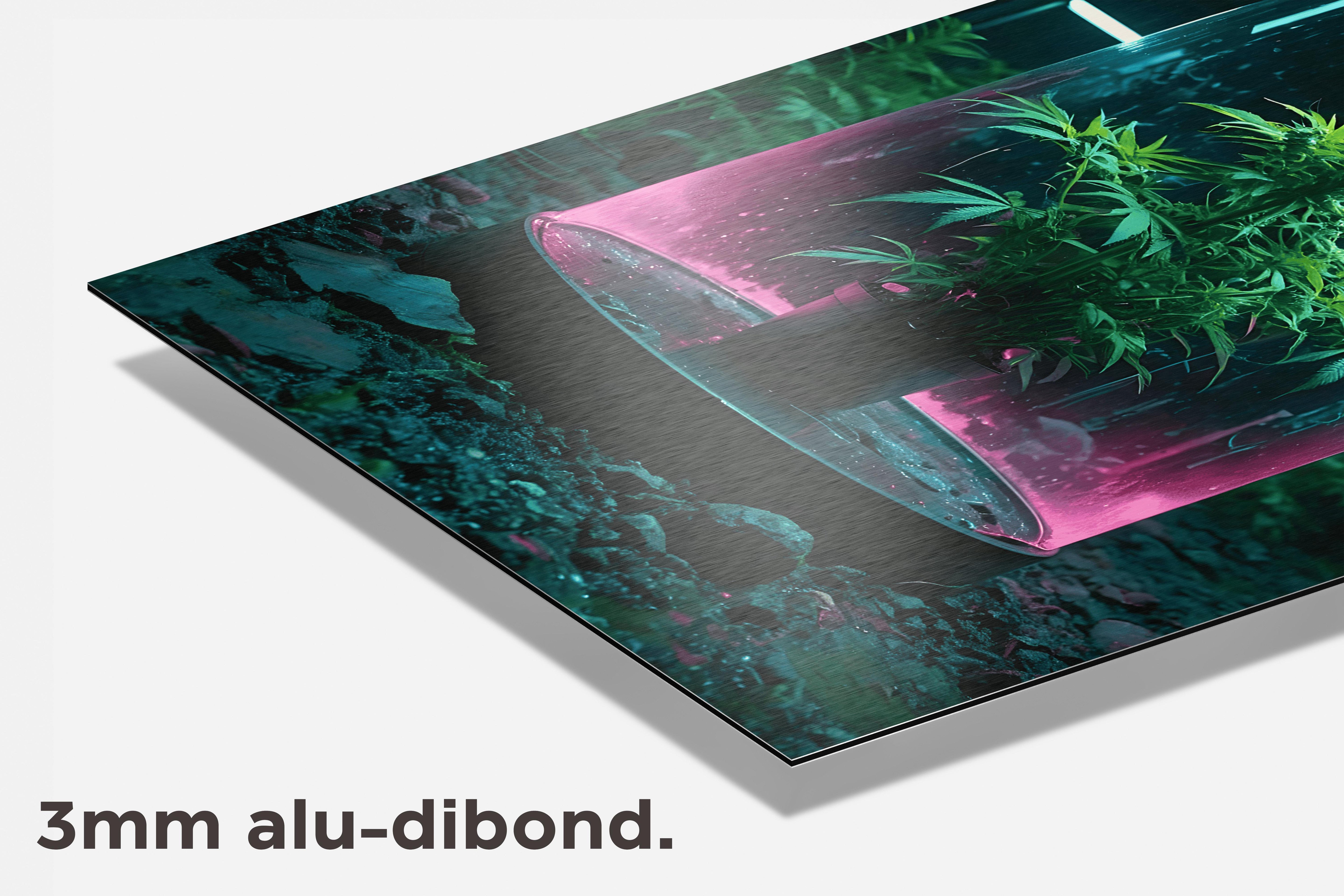 Trip Kruiden Pot dibond detail