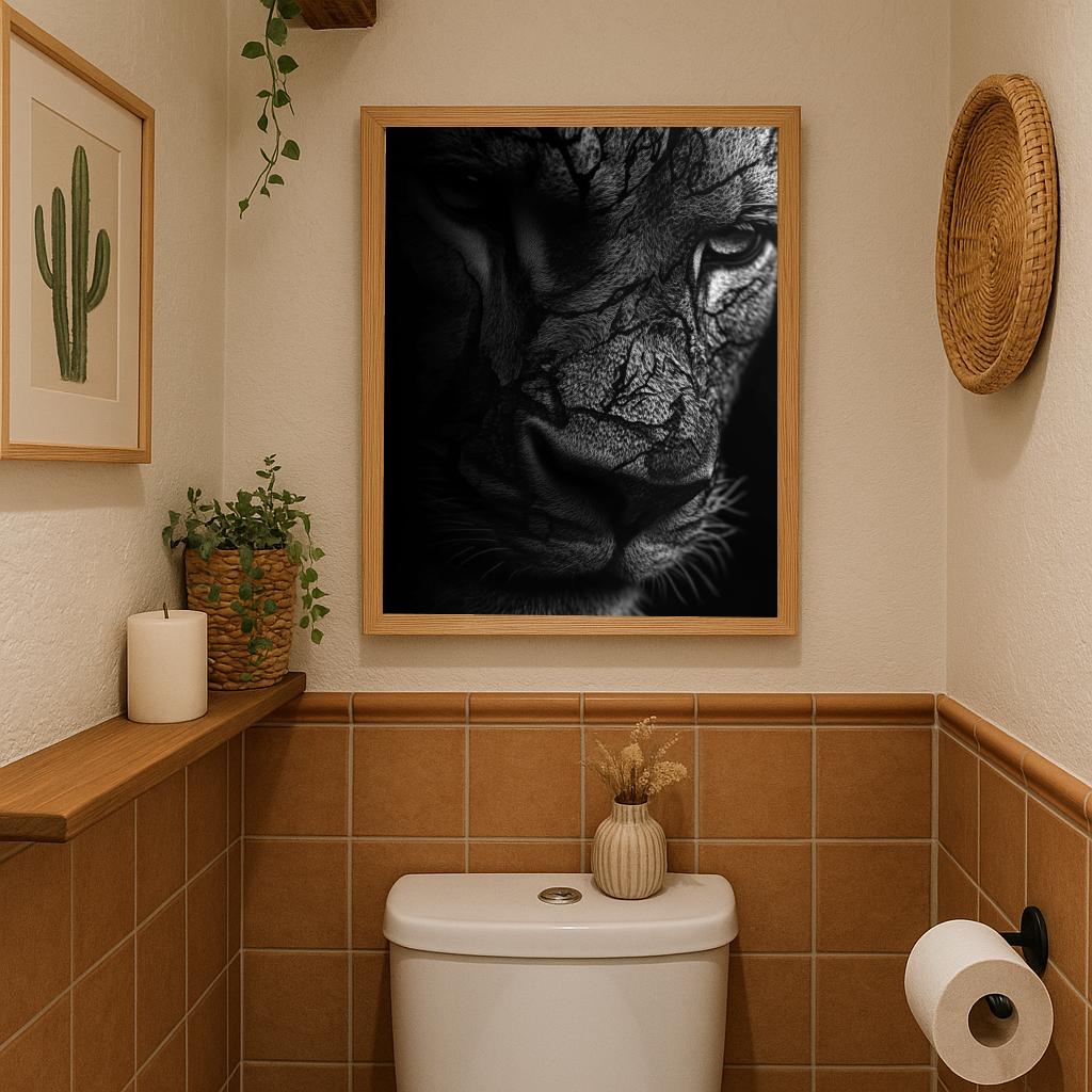 Lion Scars B&W poster sfeerbeeld 2