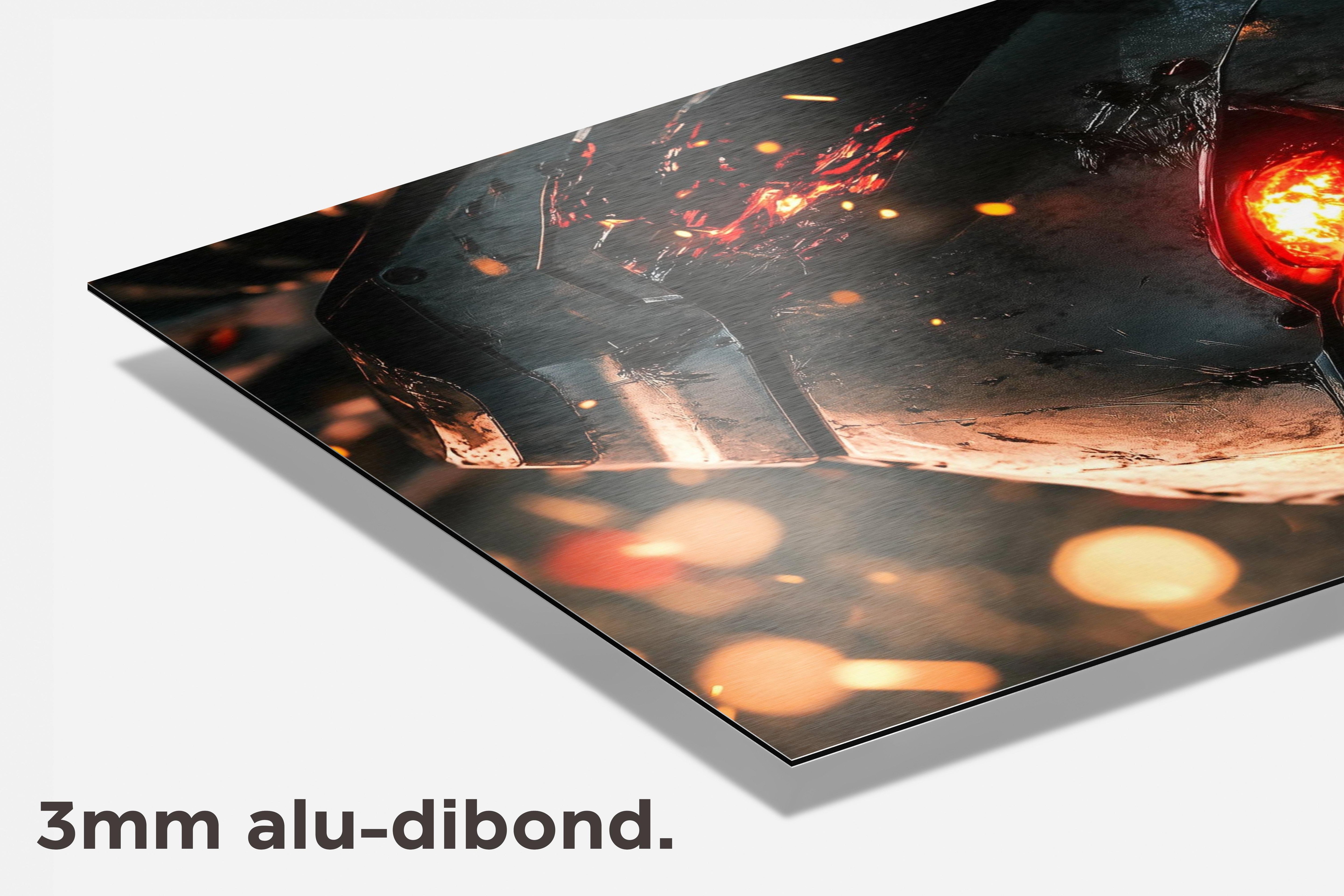 Iron Man dibond detail