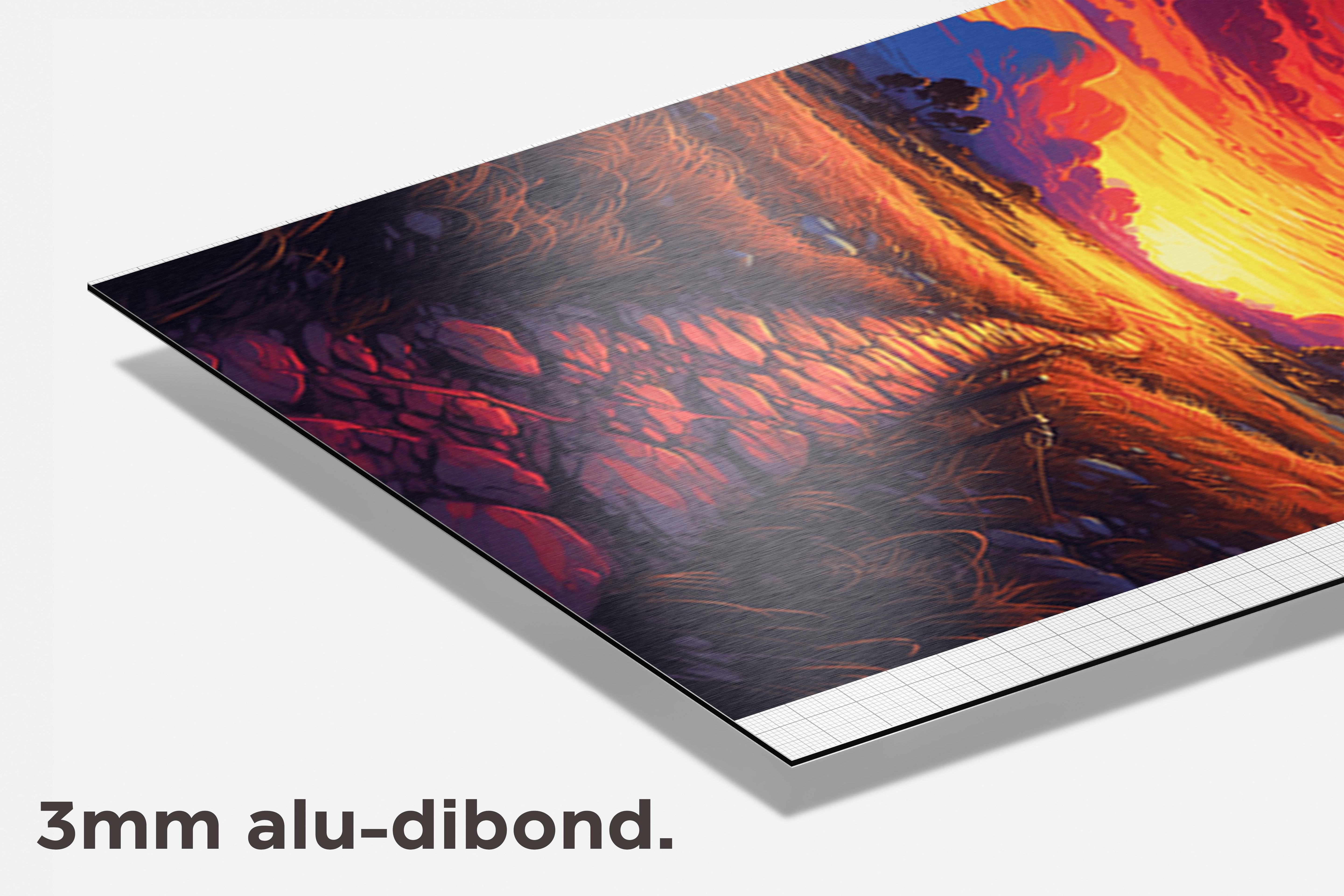 Kleur Vallei dibond detail