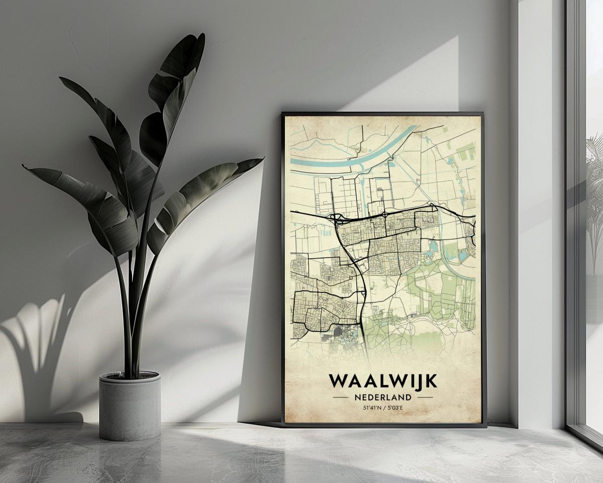Waalwijk Vintage poster van 25 Artstreet