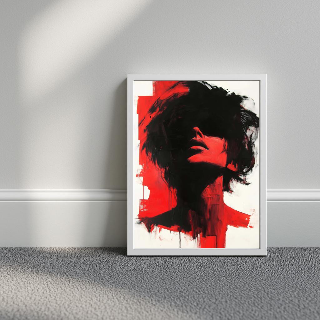Man Aquarel poster sfeerbeeld 3