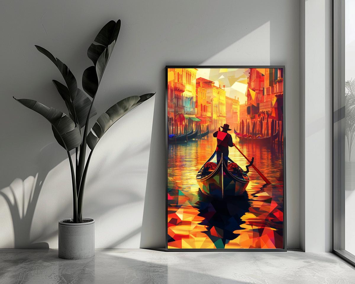 Gondola Venice poster van 25 Artstreet
