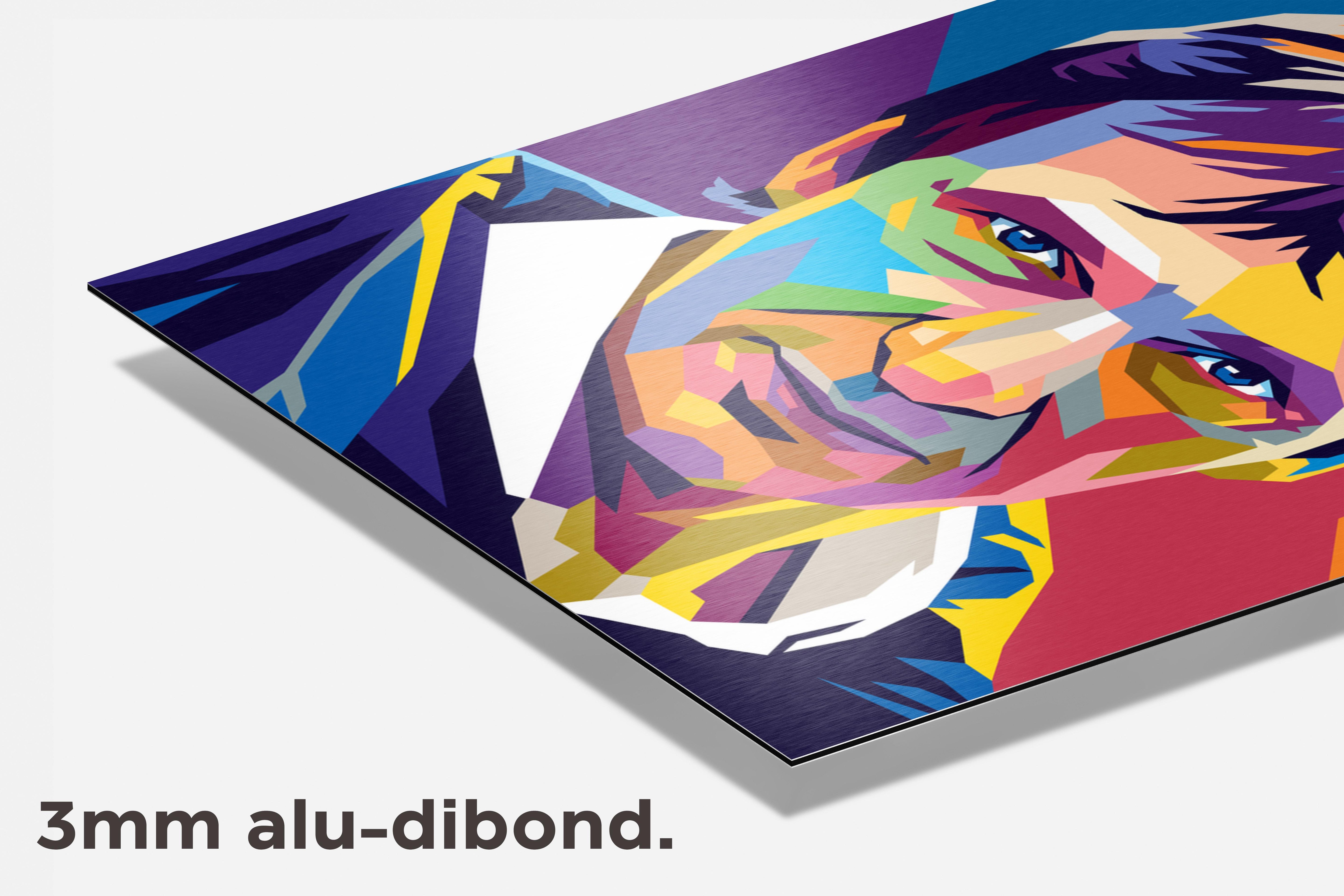 Willem Holleeder "De Neus" dibond detail