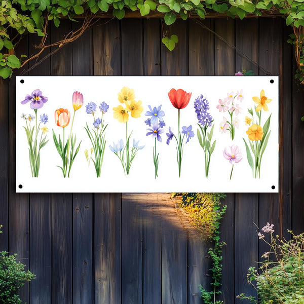 Gartenposter Blumen Poster