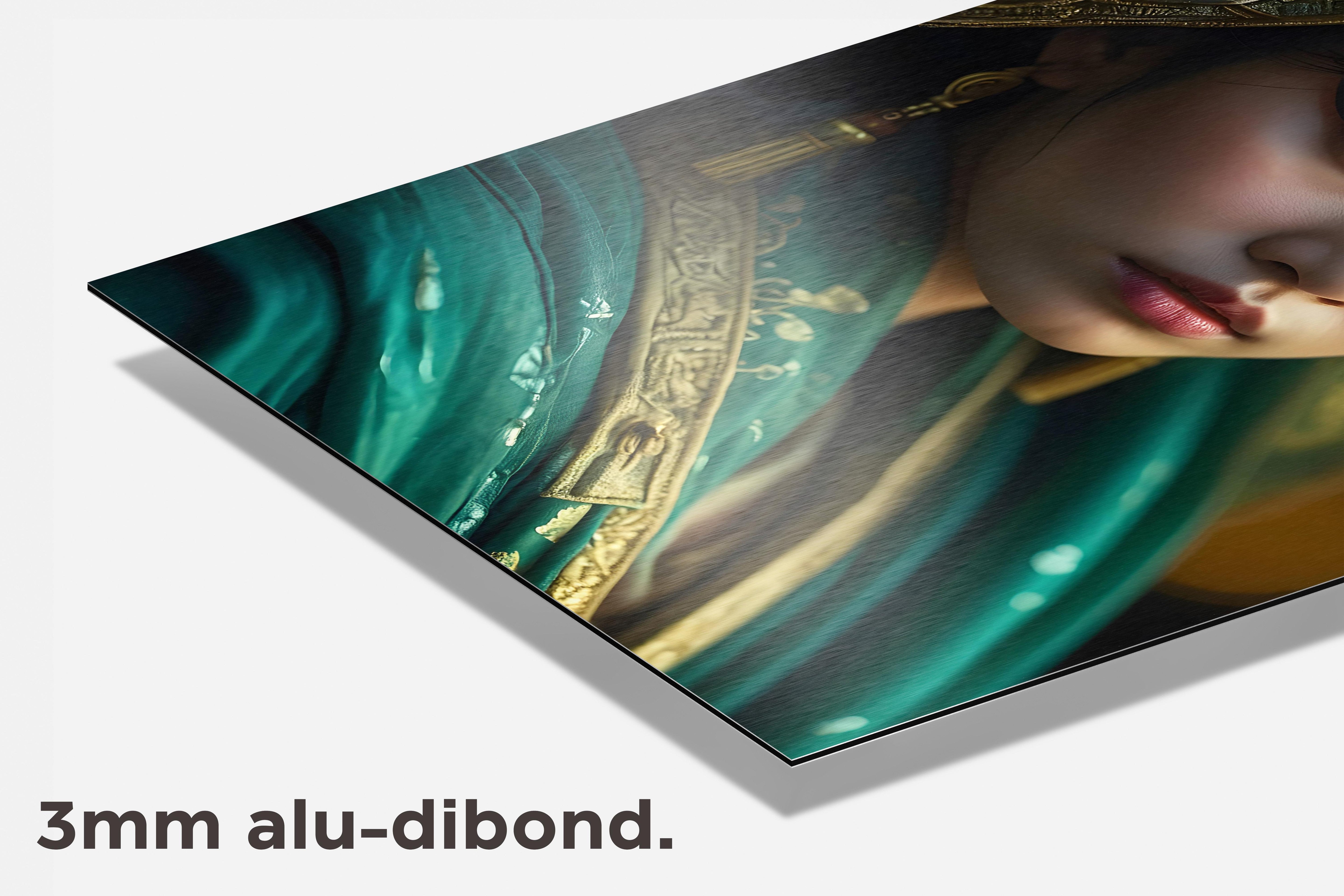 Jade Jurk dibond detail