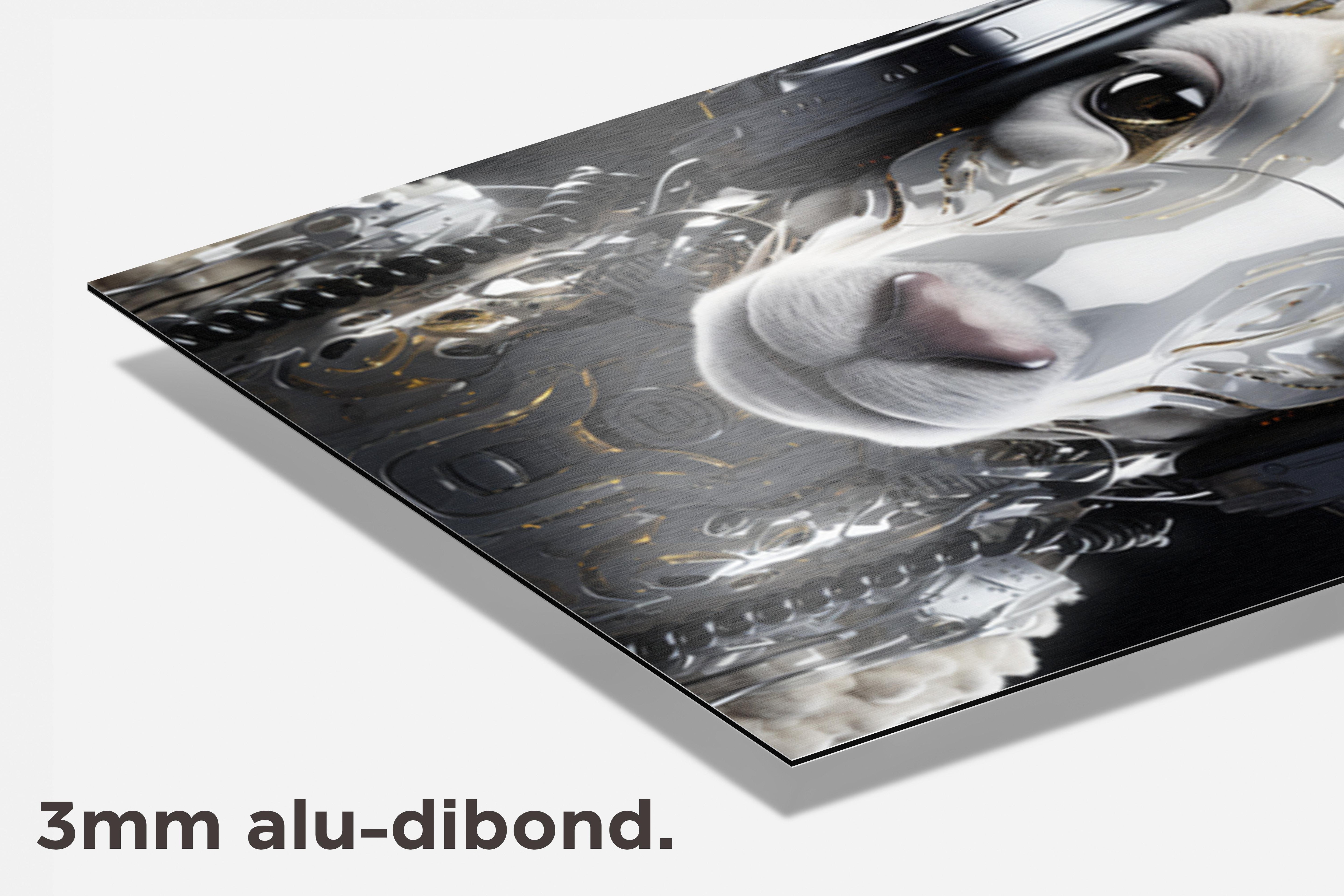 Space Schaap dibond detail