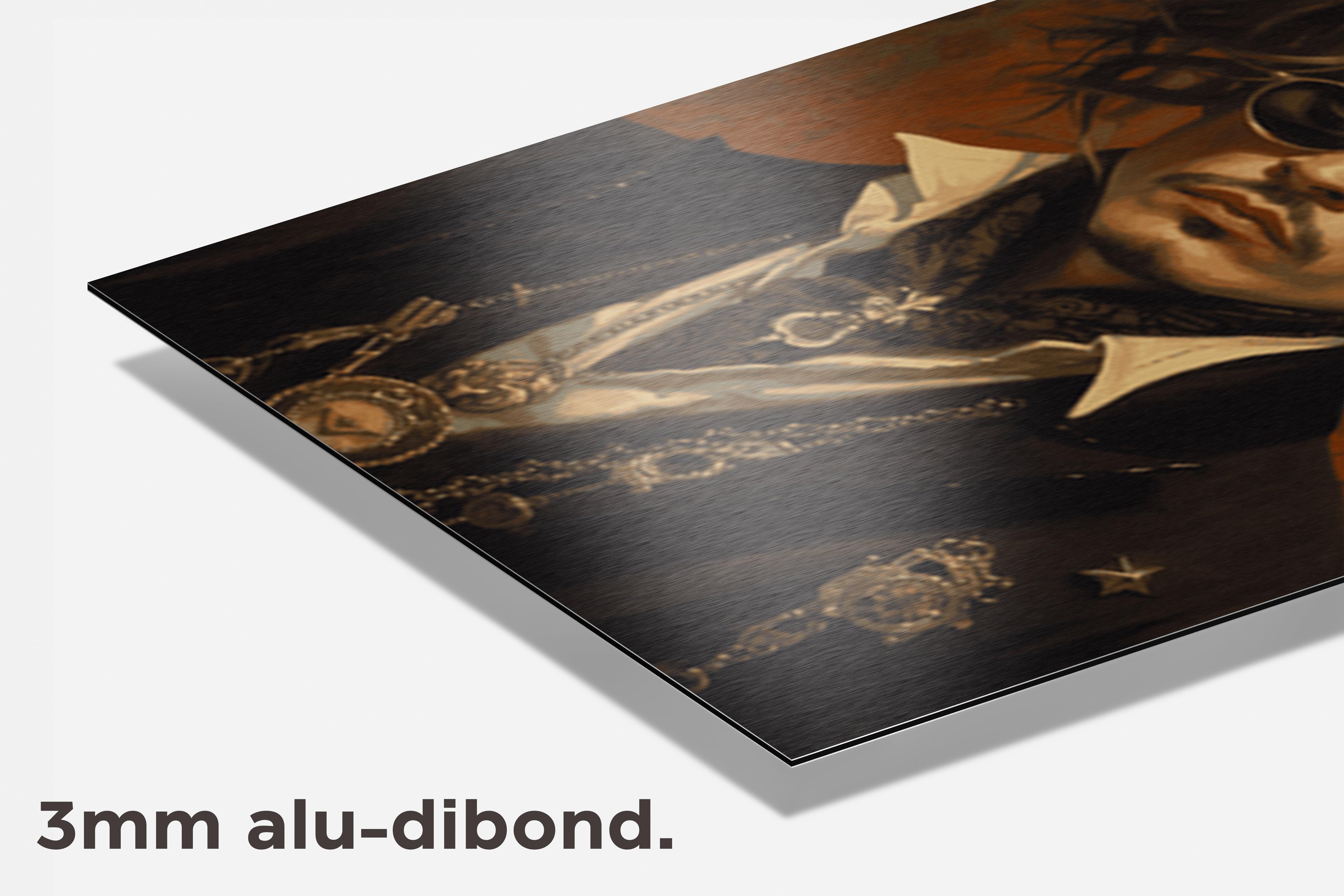Johnny Depp Vintage dibond detail