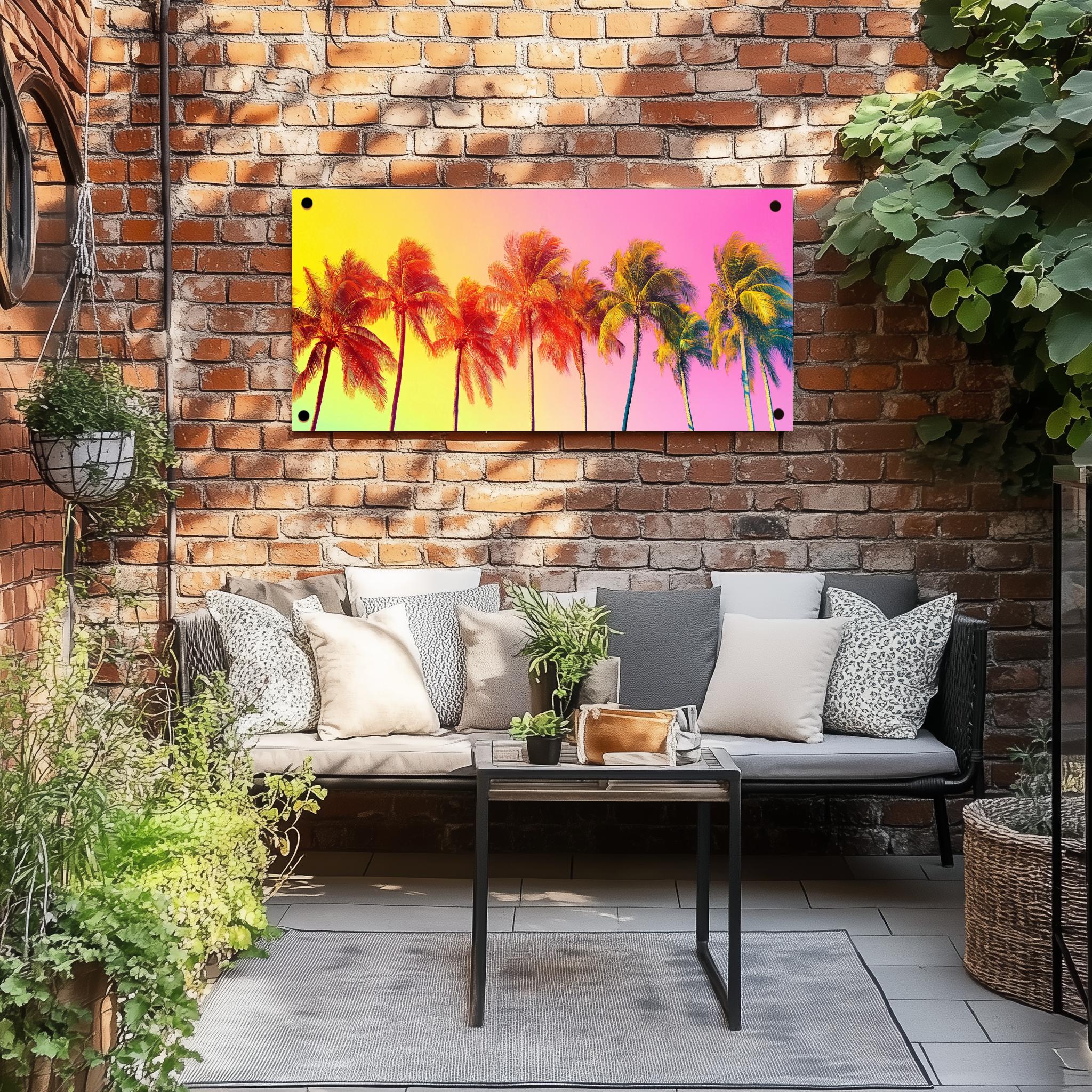 Tuinposter Kokosnoot Bomen sfeerbeeld 2