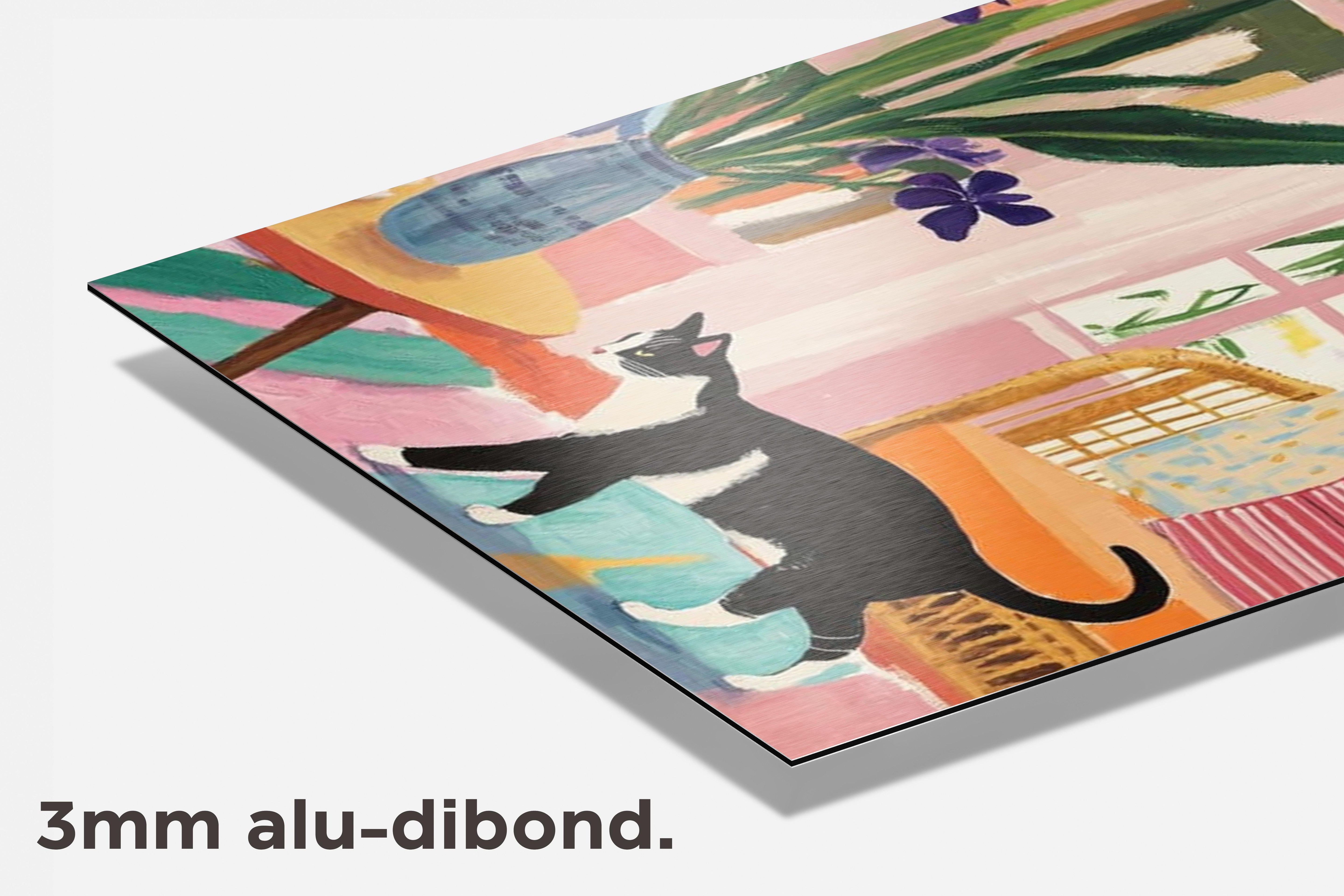 Huiskat dibond detail