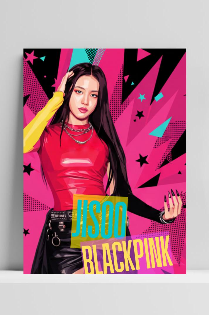 JISOO BLACKPINK in an interior