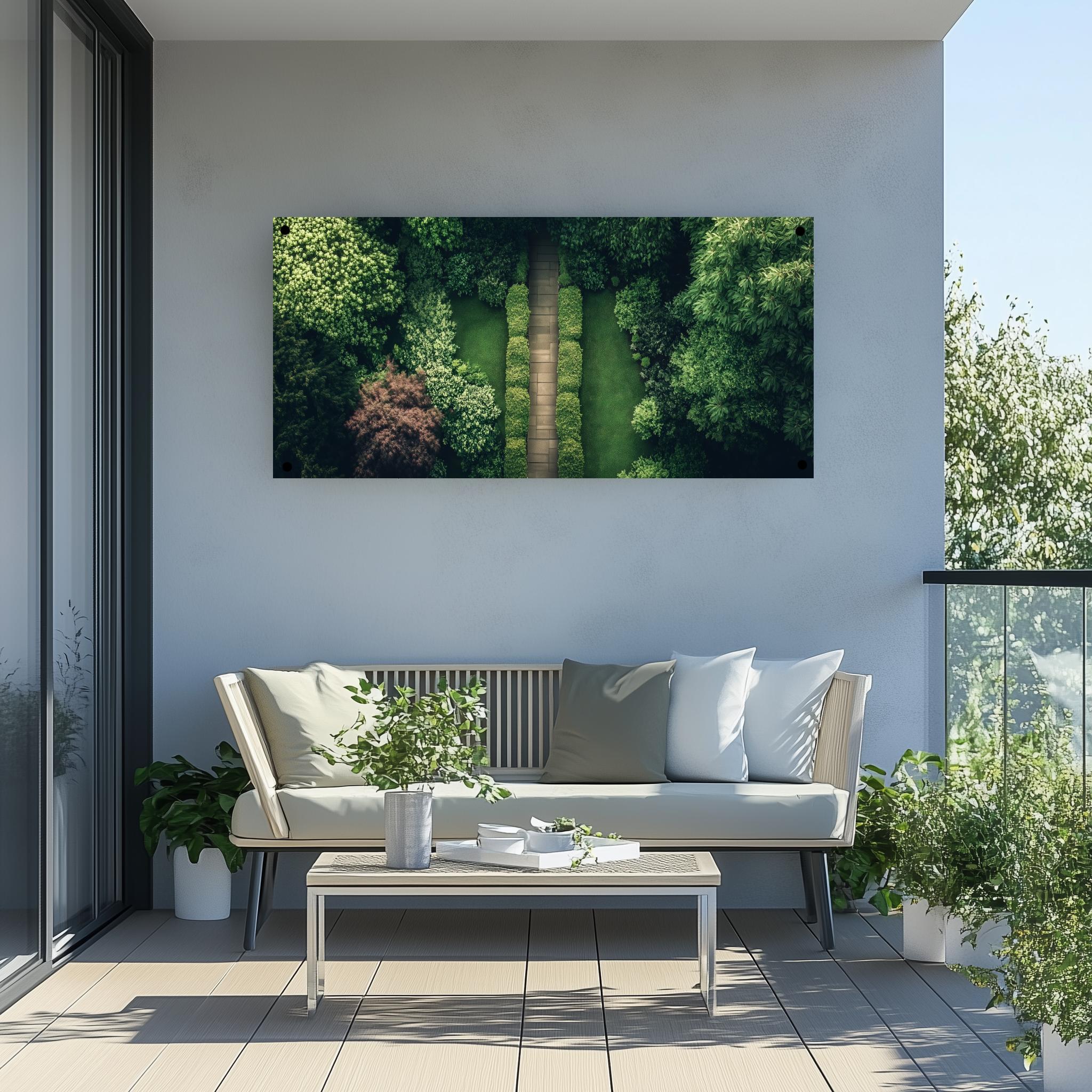 Tuinposter Groene Planten sfeerbeeld 4