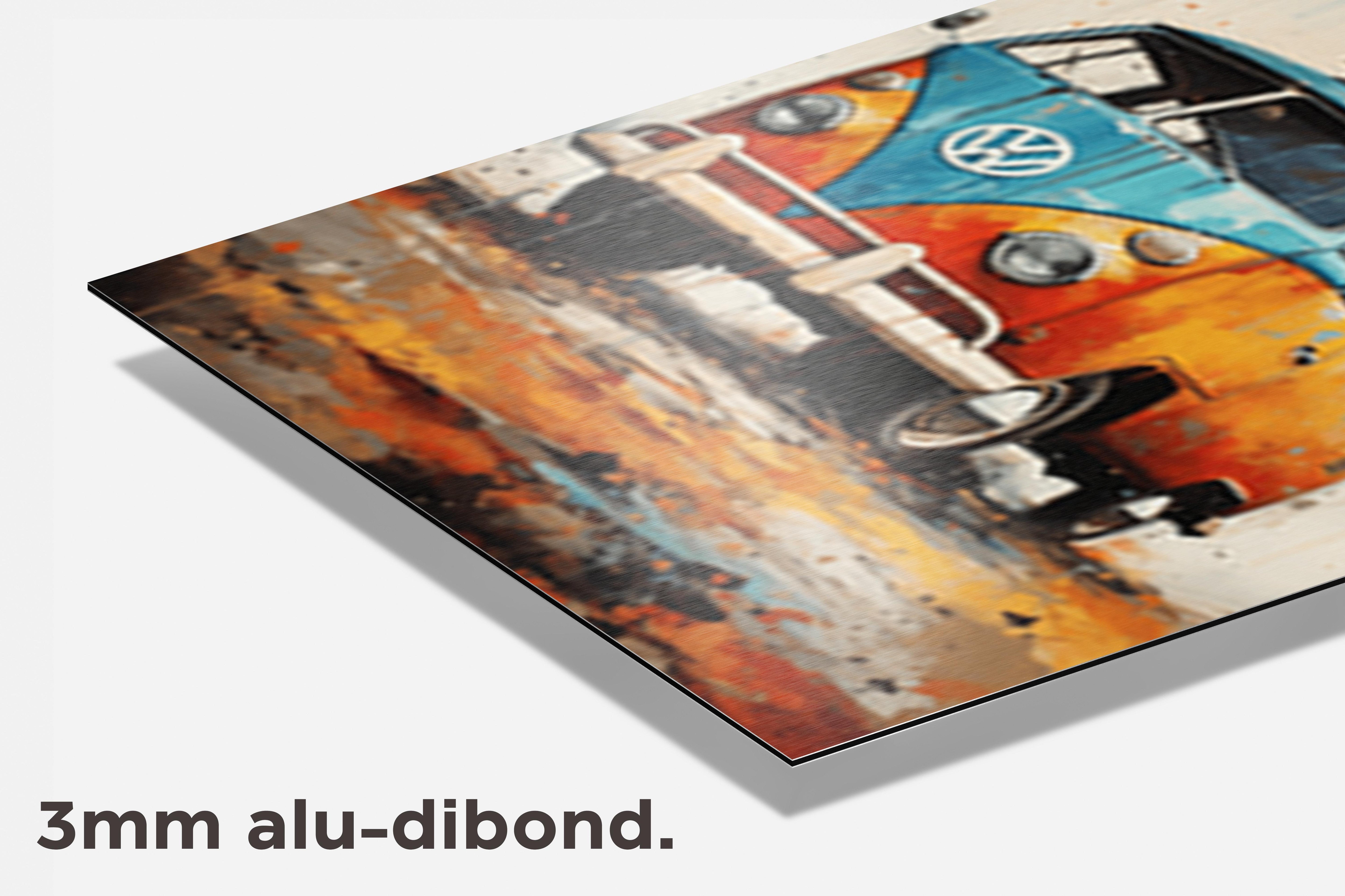 Volkswagen Busje dibond detail