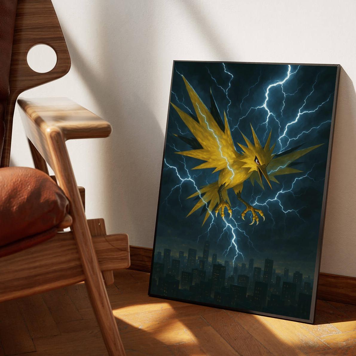 Zapdos Pokemon poster sfeerbeeld 1