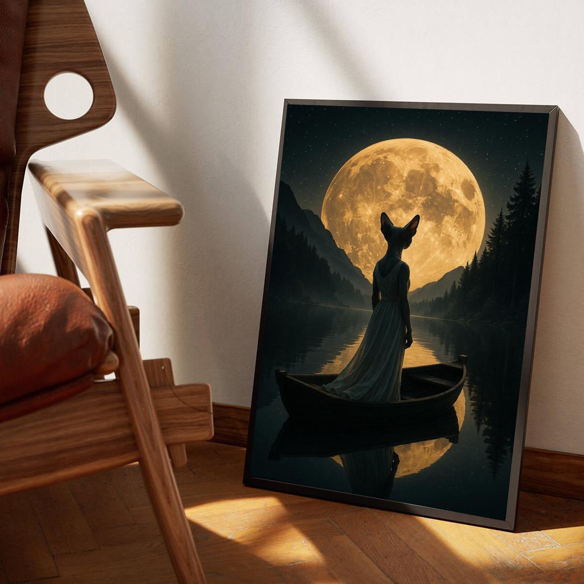 Golden Moon Alien Boat poster sfeerbeeld 3