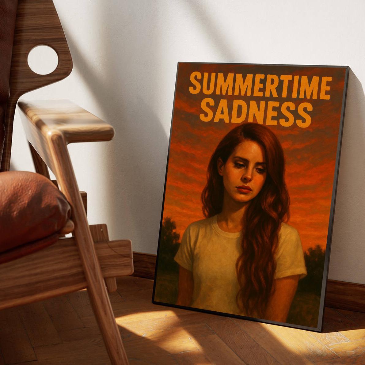 Summertime Sadness Lana Del Rey Text poster sfeerbeeld 1