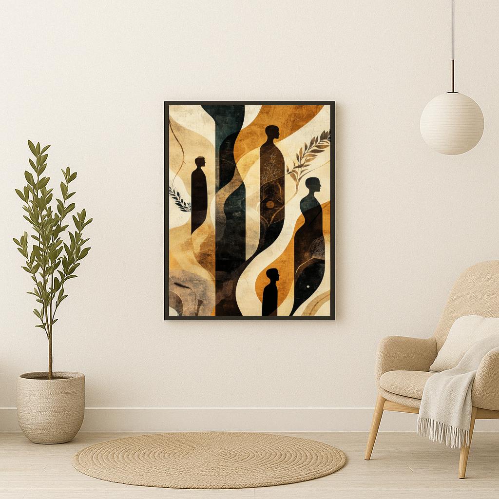 Abstract Man poster sfeerbeeld 2