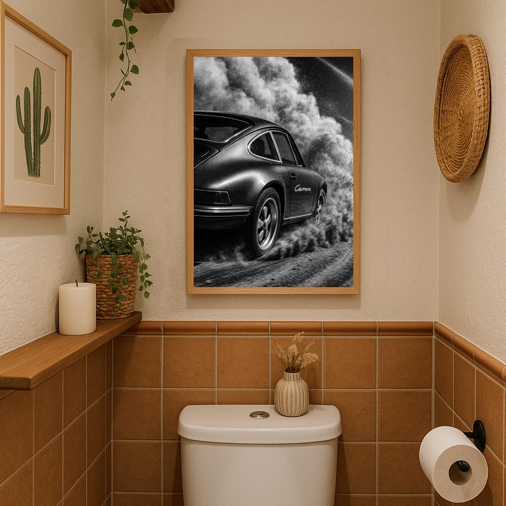 Carrera Car B&W poster sfeerbeeld 3