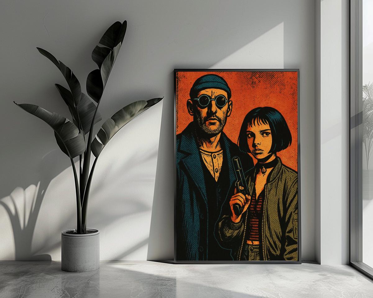Leon The Professional Cartoon poster van 25 Artstreet