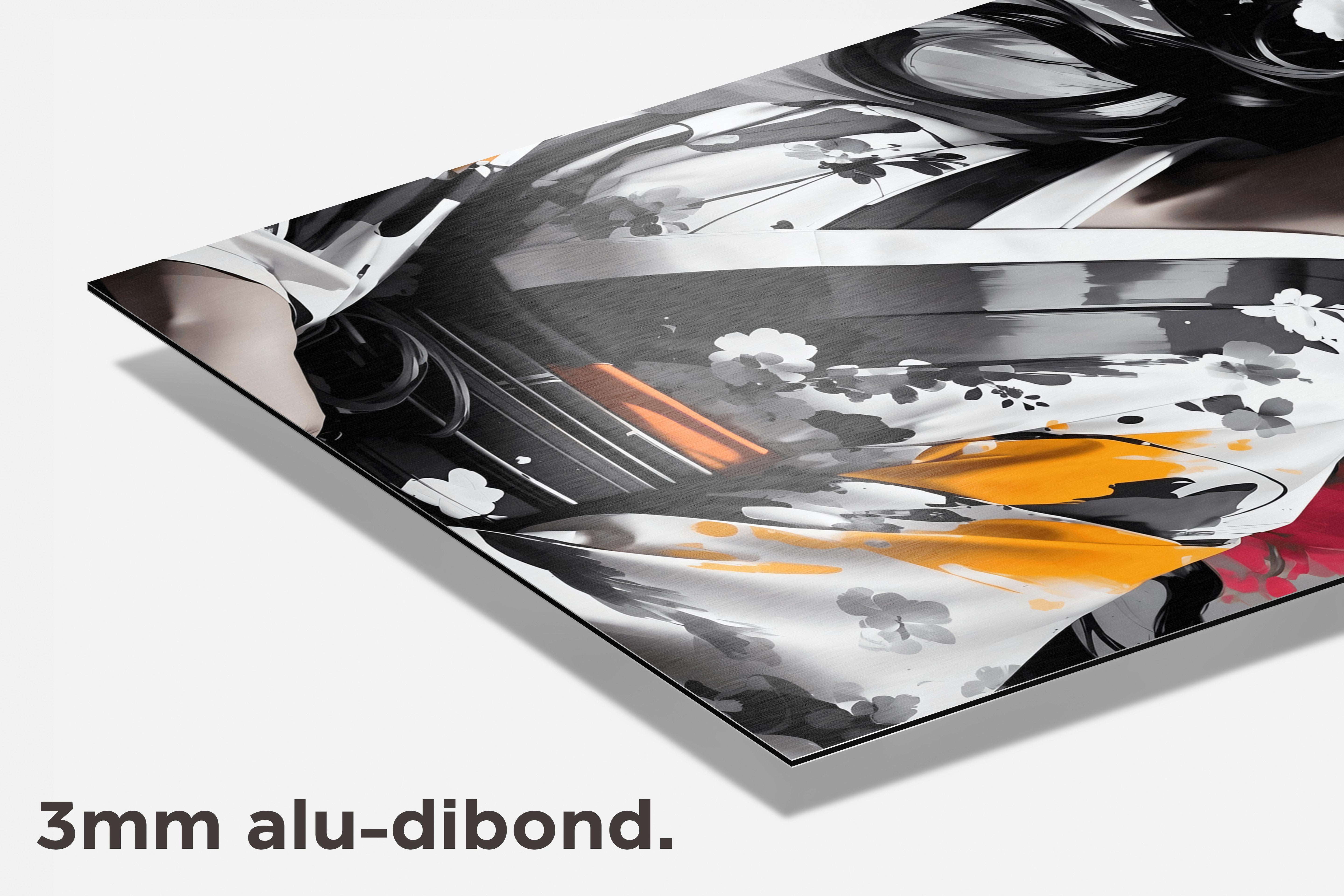 Koreaanse Glorie dibond detail