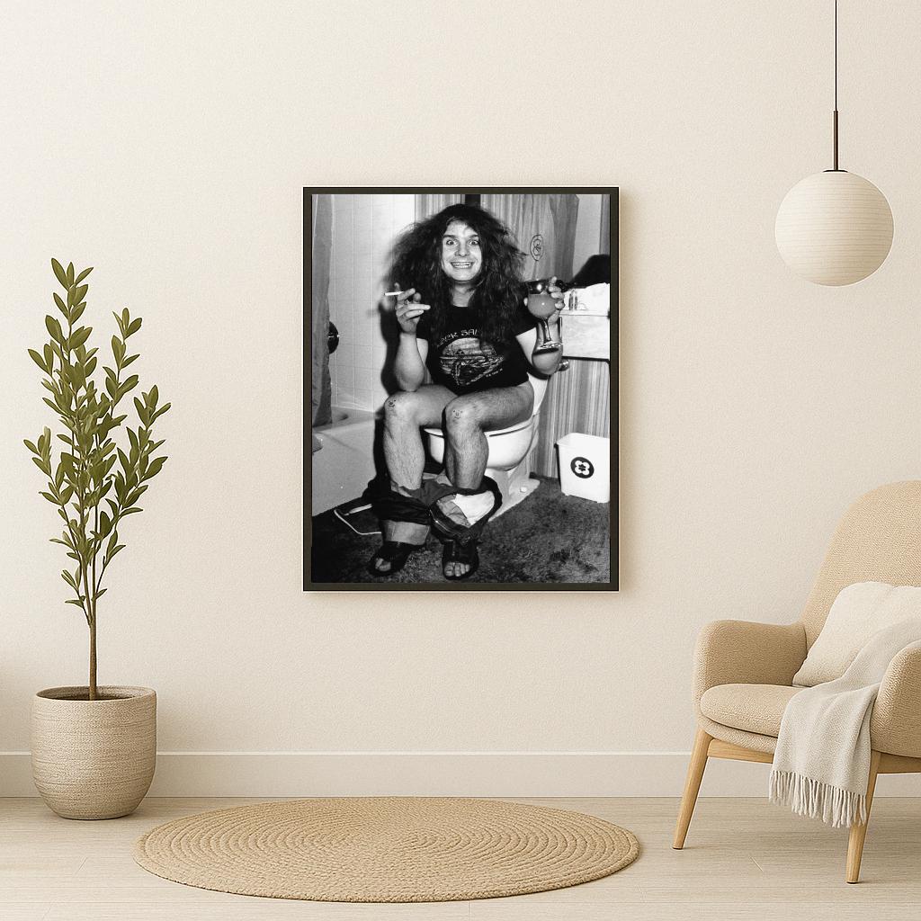 Ozzy Osbourne B&W poster sfeerbeeld 2