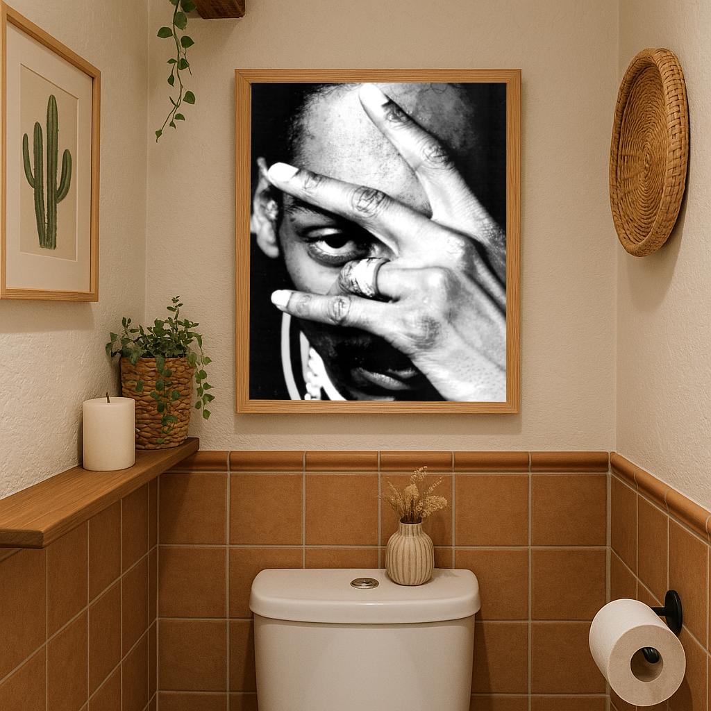 Snoop Dogg B&W poster sfeerbeeld 3
