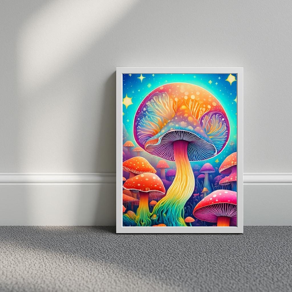 Psychedelic Mushroom poster sfeerbeeld 3