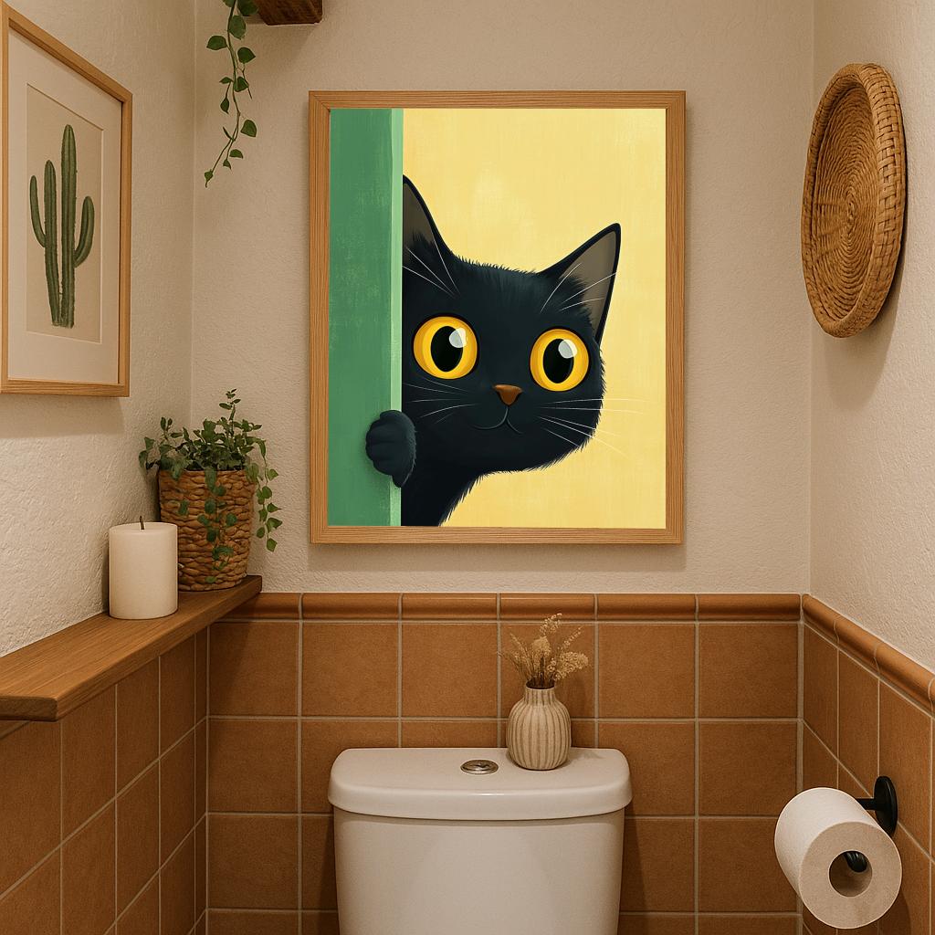 Black Cat Cartoon poster sfeerbeeld 2