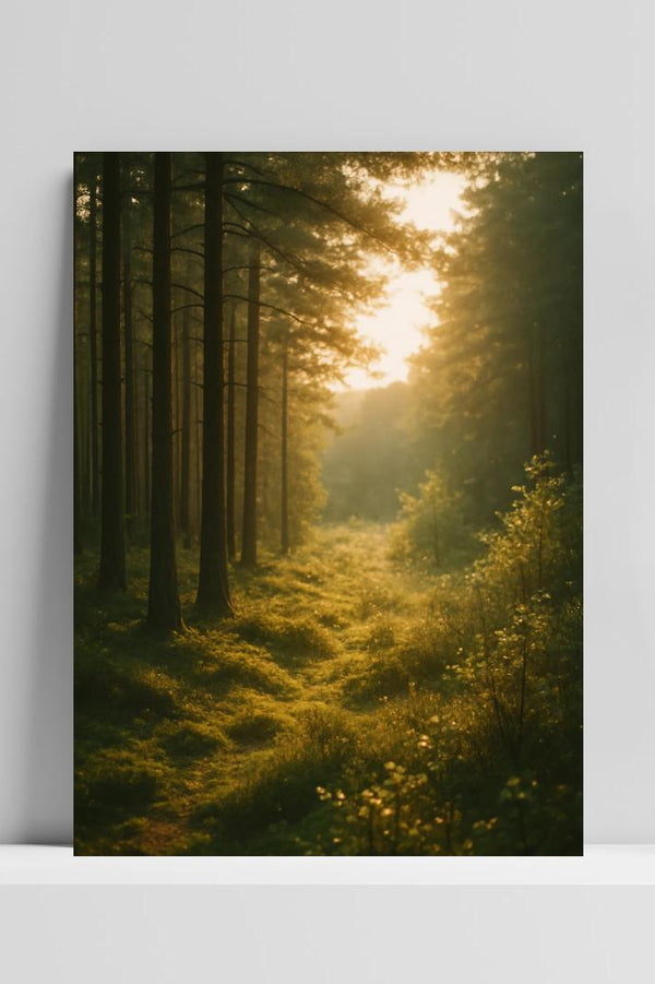 Affiche Forest Nature Landscape Sunrise