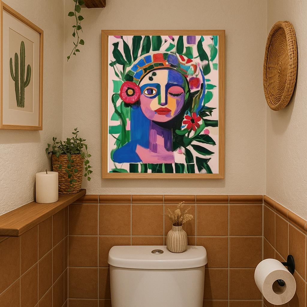 Abstract Portrait poster sfeerbeeld 3
