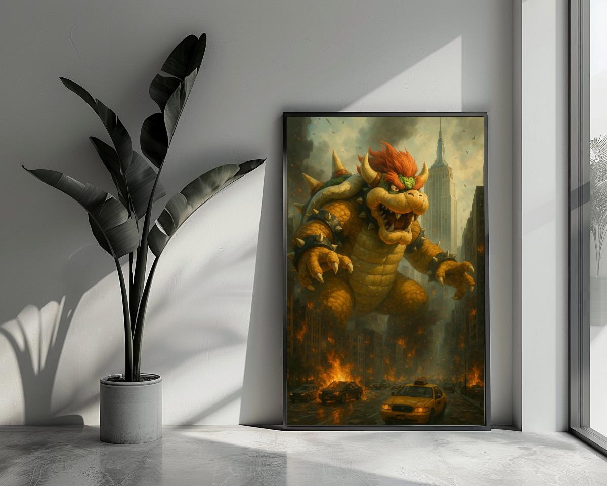Bowser Super Mario poster van 25 Artstreet