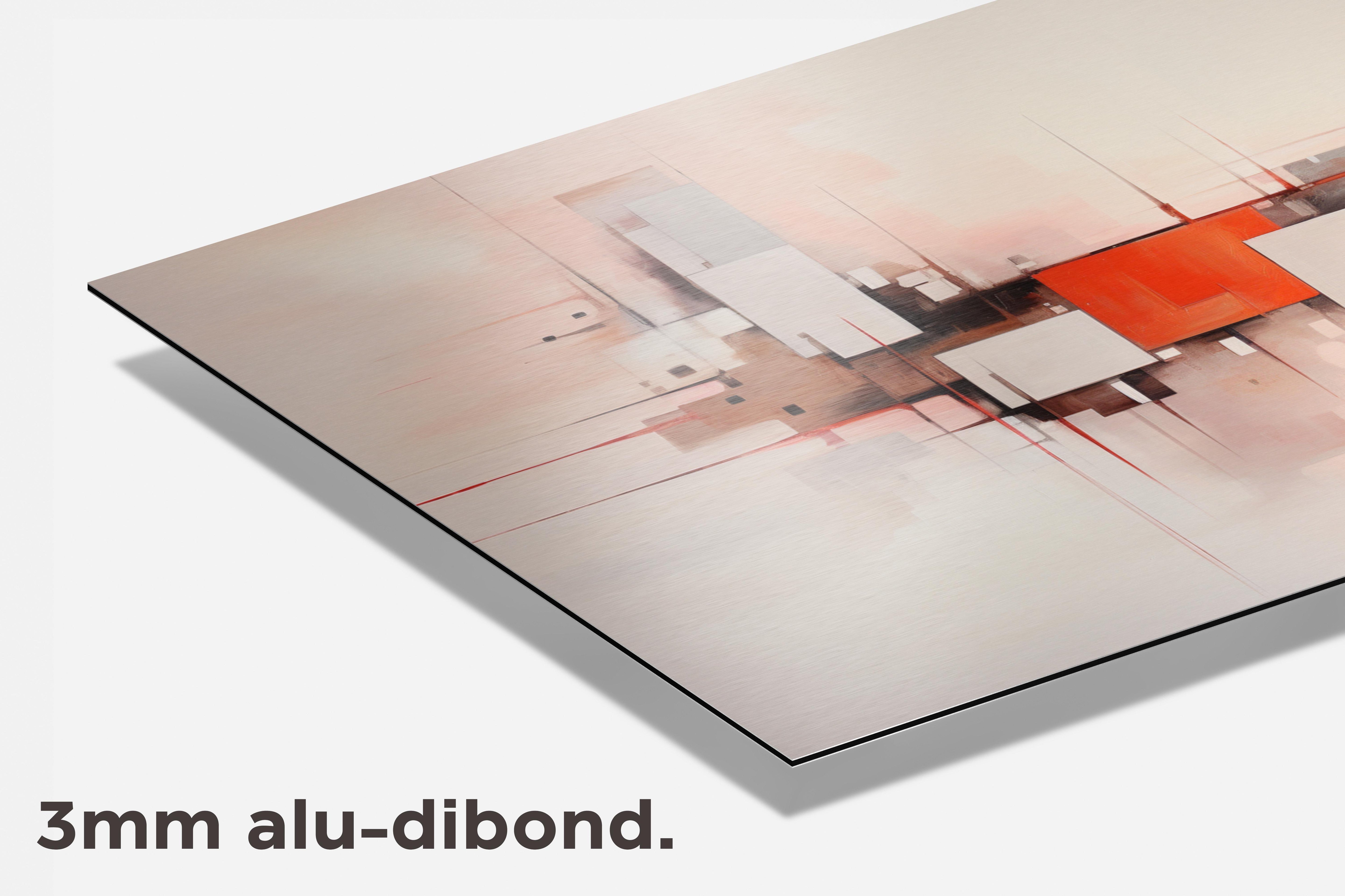 Abstract Vakken dibond detail