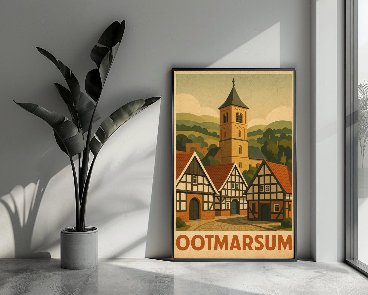 Ootmarsum Text Vintage poster van 25 Artstreet