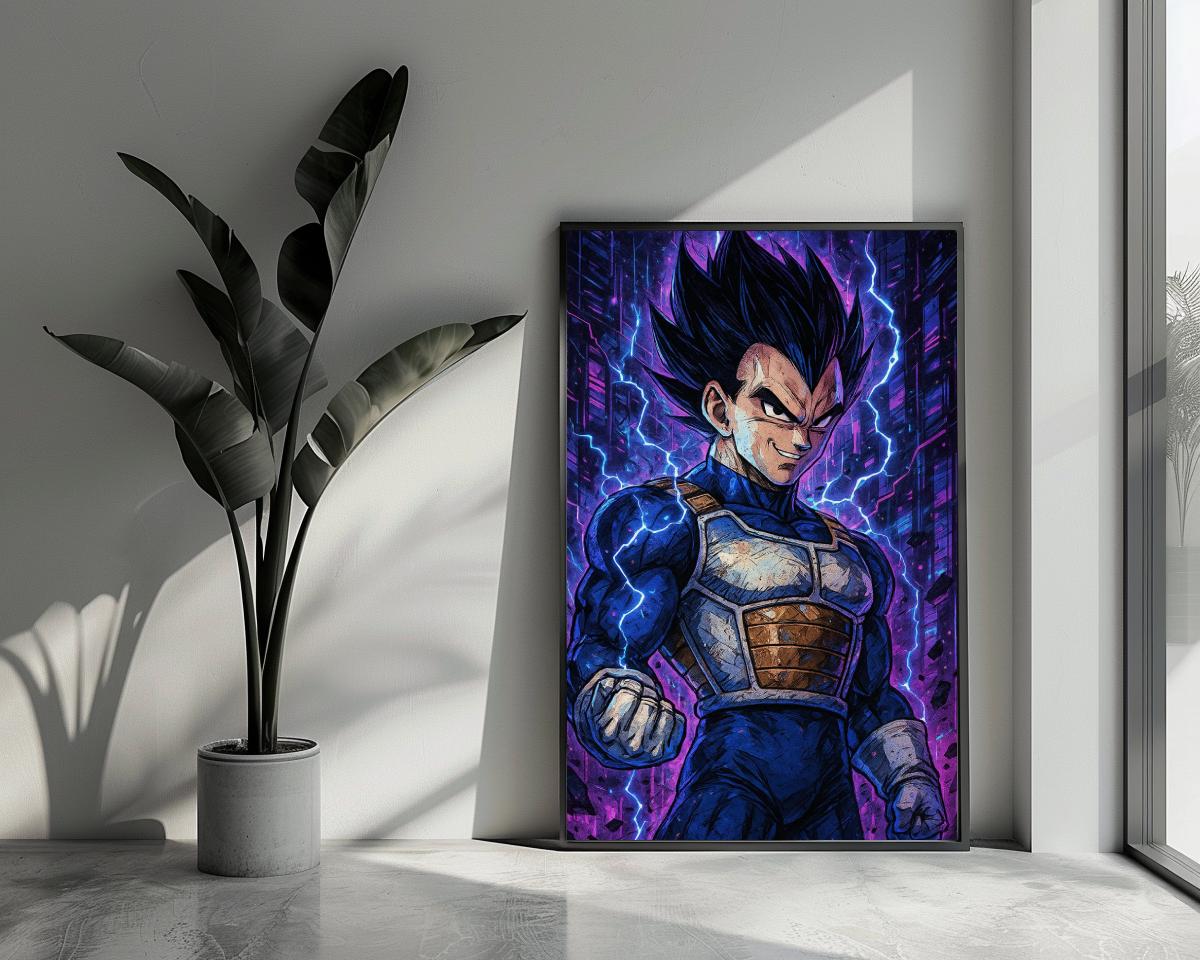 Vegeta Dragon Ball poster van 25 Artstreet