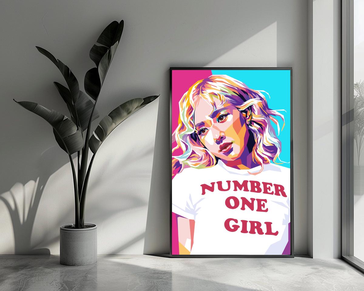 ROSÉ BLACKPINK Pop Art poster van 25 Artstreet