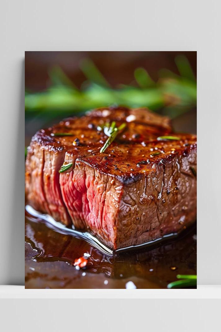 Steak op 3mm aluminium dibond