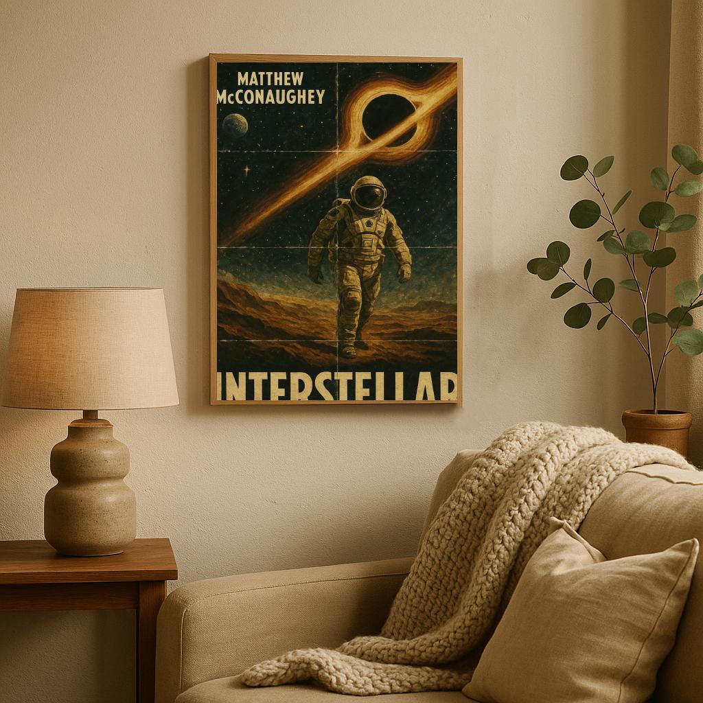 Interstellar Art Text poster sfeerbeeld 2