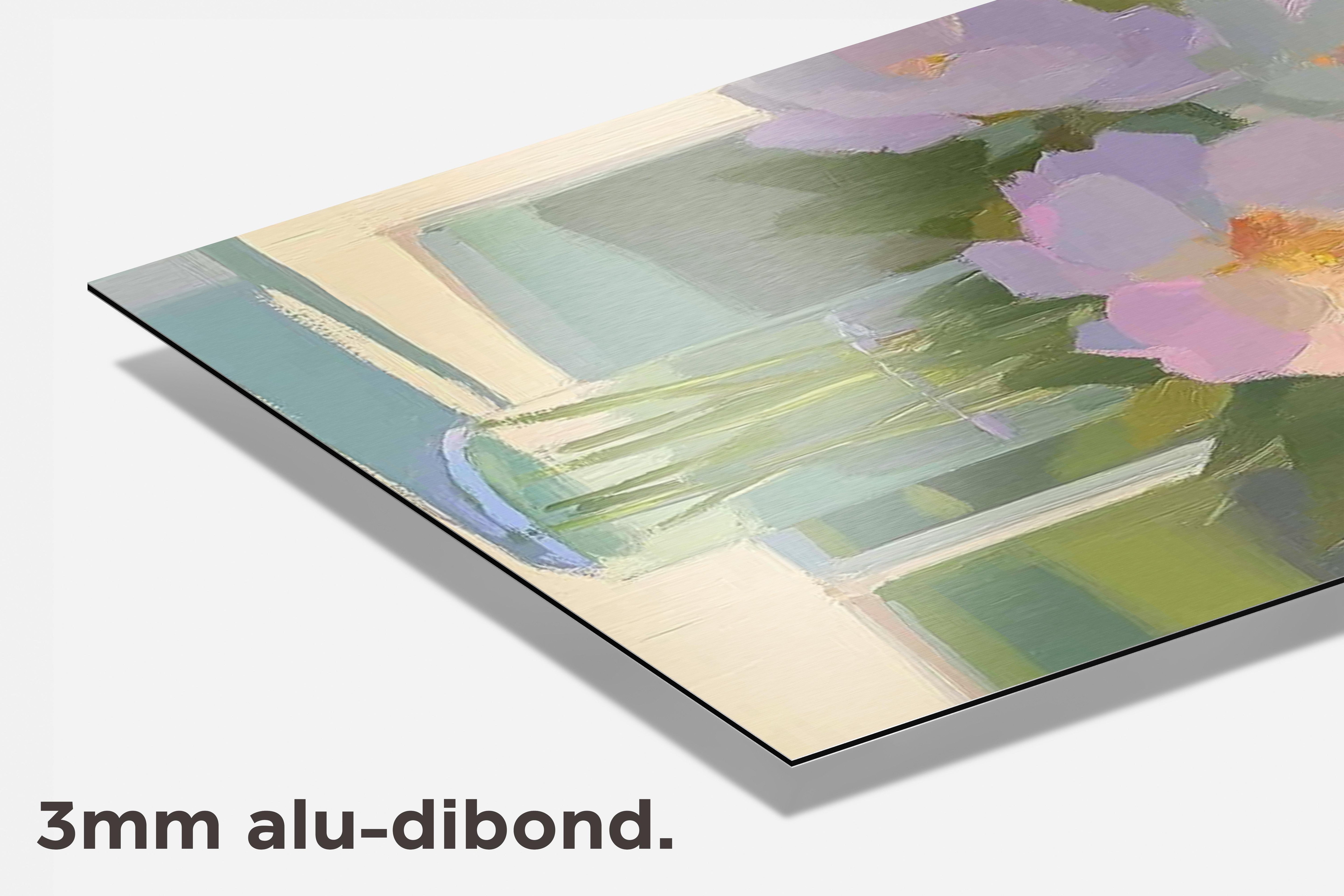 Bloemen Aquarel dibond detail