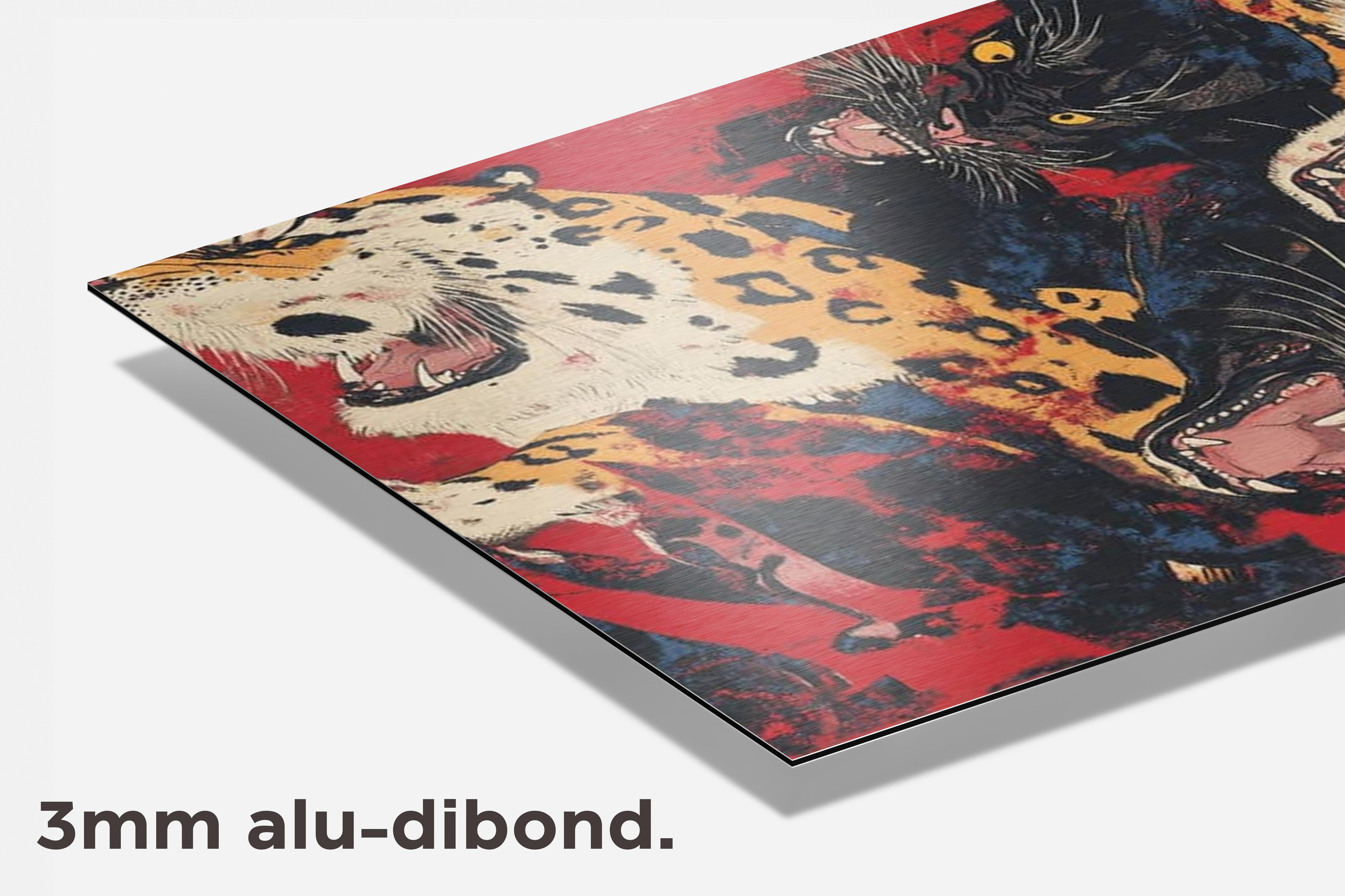 Wilde Tijgers dibond detail